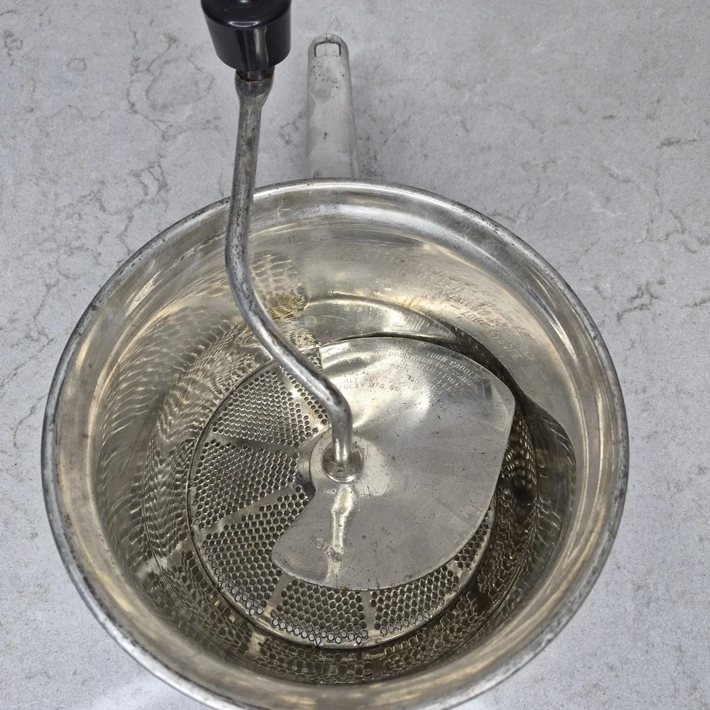 Vintage Foley Food Mill No. 101 Stainless Steel‎ 2 Quart Masher Ricer Strainer